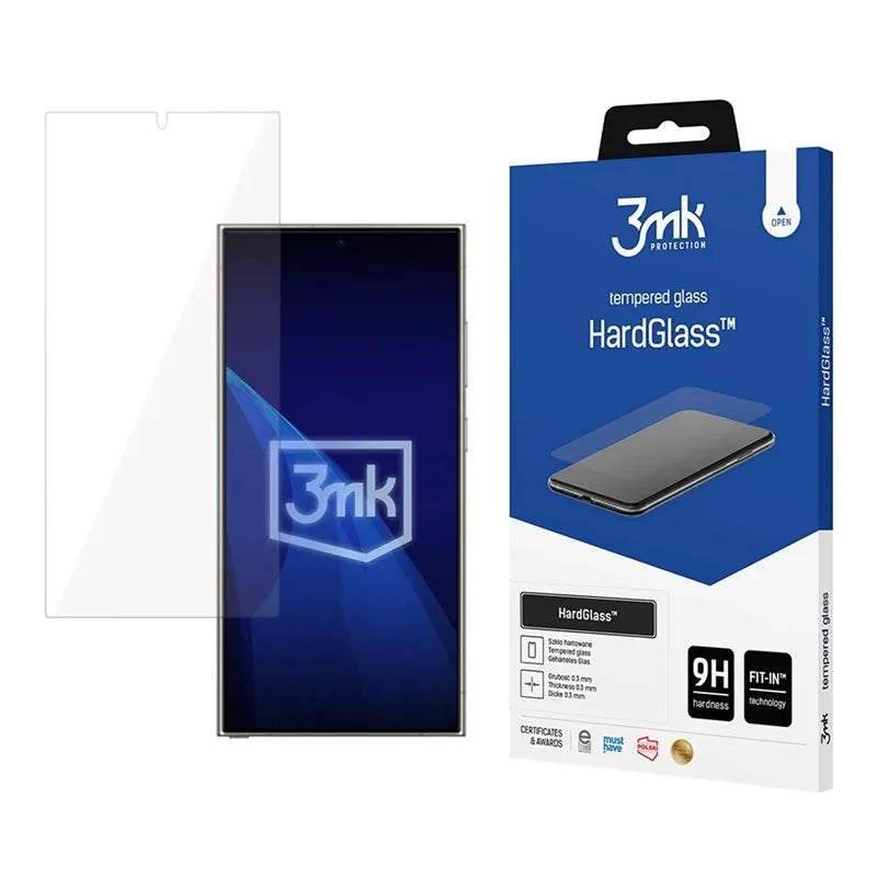 3mk HardGlass – grūdintas stiklas Samsung Galaxy S26 Ultra telefonui