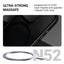 Crong Hybrid Frost MAG Cover – dėklas su MagSafe skirtas iPhone 16 (juodas)