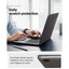 Spigen AirSkin – MacBook Air dėklas 13,6" (M5/M4/M3/M2/2026-2022) (Frost Black)