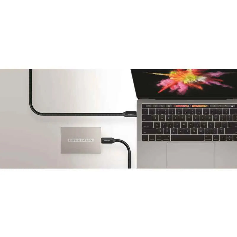 Momax Elite Link USB-C „Power Delivery“ laidas, 1 m (juodas)