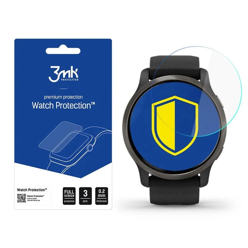 3mk Watch Protection ARC+ – Apsauginė plėvelė Garmin Venu 2 Plus (3 vnt.)