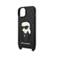 Karl Lagerfeld NFT Monogram Ikonik Patch – dėklas iPhone 14 (juodas)