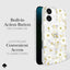 Kate Spade New York Protective Gems MagSafe – dėklas iPhone 16 (Sunshine Floral)