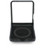 BMW M Leather Perforated Tricolor Stripe Metal Logos MagSafe – dėklas Samsung Galaxy Z Flip 8 (juodas)