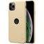 Nillkin Super Frosted Shield – dėklas Apple iPhone 11 Pro su išpjova logotipui (auksinis)