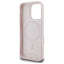 Karl Lagerfeld Silicone Double Heads Print MagSafe - dėklas iPhone 16 Pro Max (rožinis)