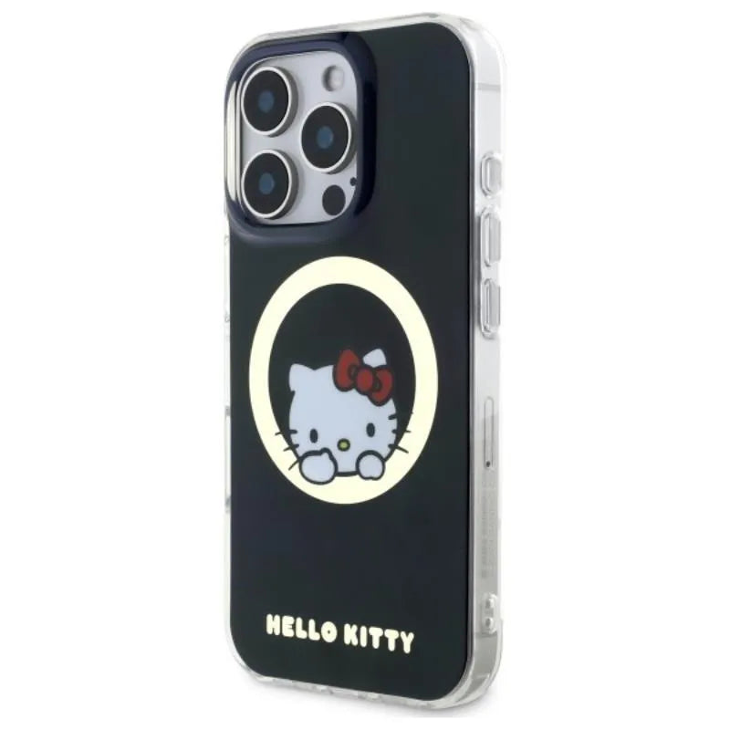 Hello Kitty IML Sweet Kitty MagSafe – Dėklas iPhone 16 Pro Max (juodas)