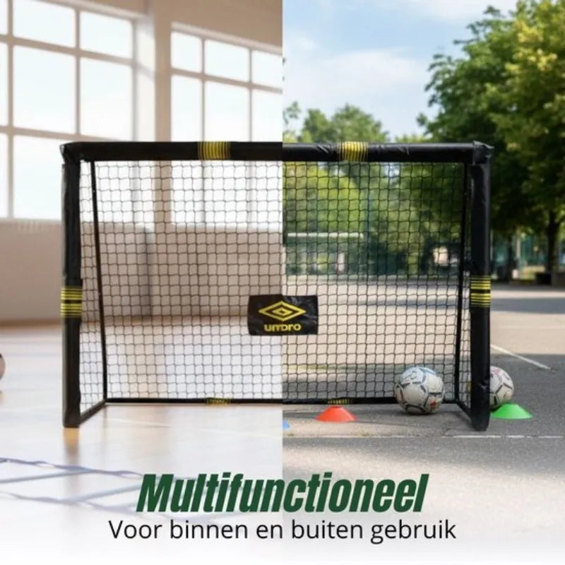 Umbro – Metaliniai futbolo vartai su tinklu 240x160x85 cm
