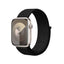 Crong Nylon Reflex – sportinis dirželis Apple Watch 38/40/41/42 mm (juodas)
