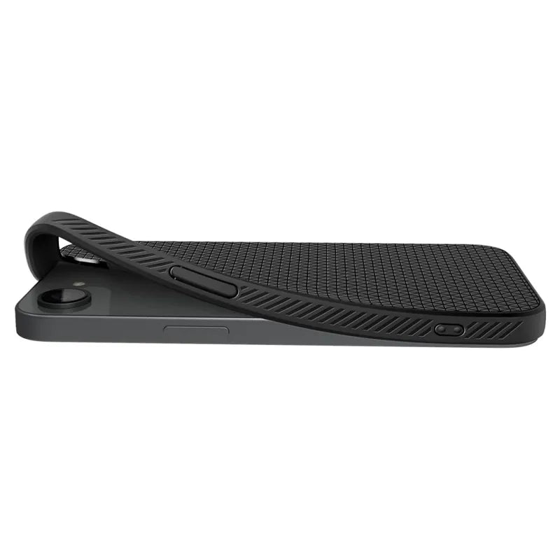 Spigen Liquid Air – dėklas iPhone 17e / 16e (Matte Black)