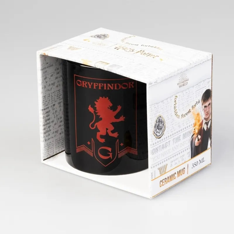 Harry Potter – keraminis puodelis dovanų dėžutėje, 350 ml, Gryffindor