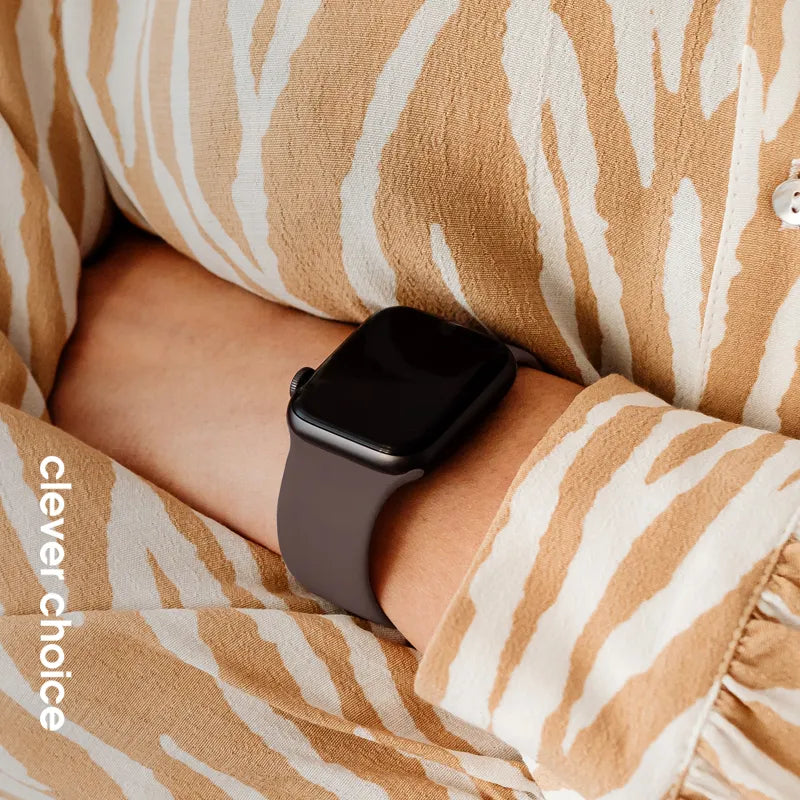 Crong Liquid – „Apple Watch“ apyrankė 38/40/41/42 mm (ruda)