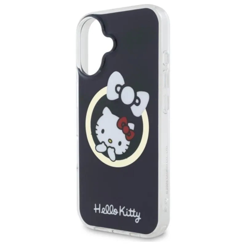 Hello Kitty IML Fun Bow MagSafe – dėklas iPhone 16 (juodas)