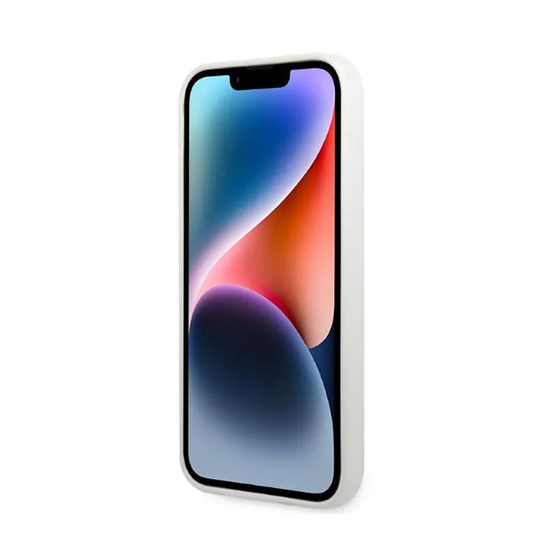 Karl Lagerfeld Silicone NFT Ikonik – dėklas iPhone 14 Pro Max (baltas)