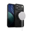 „Crong Hybrid Frost MAG Cover“ – „MagSafe“ dėklas „iPhone 17 Pro Max“ (juodas)