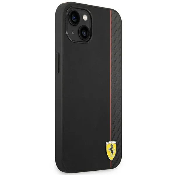 Ferrari Carbon – dėklas iPhone 14 Plus (juodas)