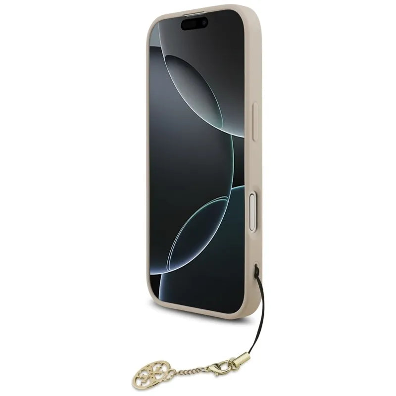 Guess 4G Charms Collection MagSafe – iPhone 17 dėklas (rožinis)