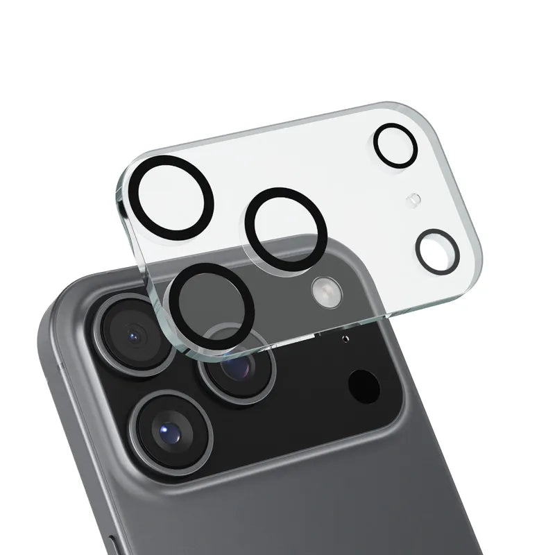 Crong Lens Shield – stiklas Apple iPhone 17 Pro Max kamerai ir lęšiams