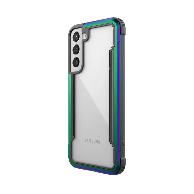 X-Doria Raptic Shield Pro – dėklas Samsung Galaxy S22+ 5G (antibakterinė apsauga) (vaivorykštinis)