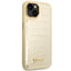 „Guess Croco Collection“ – dėklas „iPhone 14 Plus“ (auksinis)