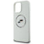 Karl Lagerfeld Silicone Double Heads And Circle MagSafe – dėklas iPhone 16 Pro (smėlio spalvos)