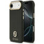 Guess Grained Strass Logo MagSafe - Dėklas iPhone Air (juodas)