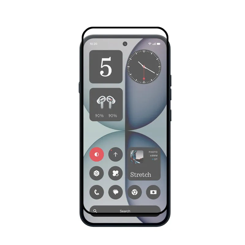 Crong 3D Armour Glass Lite - pilnai klijuojamas grūdintas stiklas, skirtas Nothing Phone 4a
