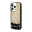 Guess Liquid Glitter Transculent 4G – dėklas iPhone 14 Pro (juodas)