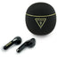 Guess Gold Line Triangle – TWS Bluetooth ausinės + įkrovimo dėklas (juodos)