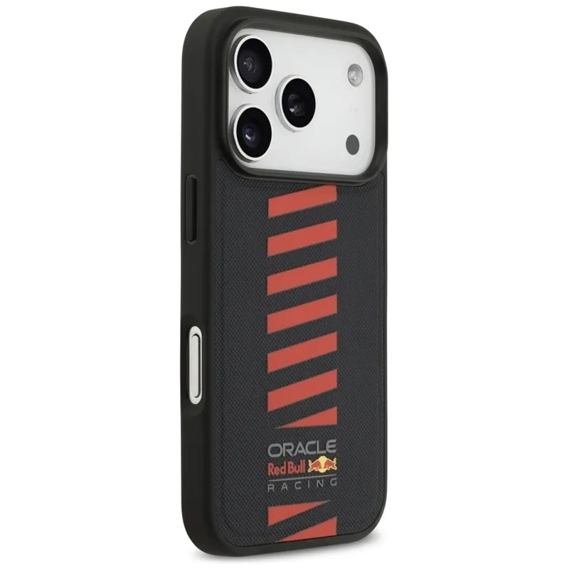 Red Bull Meshed Powerbar MagSafe – dėklas iPhone 17 Pro (tamsiai mėlynas)