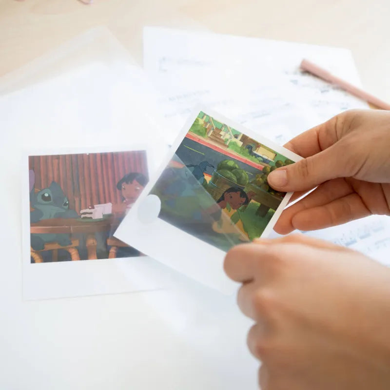 Disney Stitch – A4 formato segtuvas su elastine juosta ir 30 skaidrių įmaučių