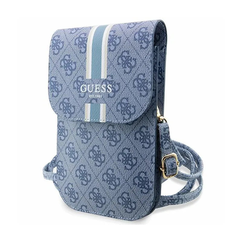 Guess 4G Stripes - Crossbody telefono krepšys (mėlynas)