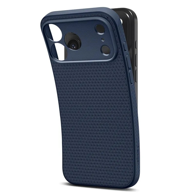 Spigen Liquid Air – dėklas iPhone 17 Pro Max (tamsiai mėlynas)