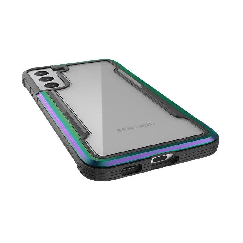 X-Doria Raptic Shield Pro – dėklas Samsung Galaxy S22+ 5G (antibakterinė apsauga) (vaivorykštinis)