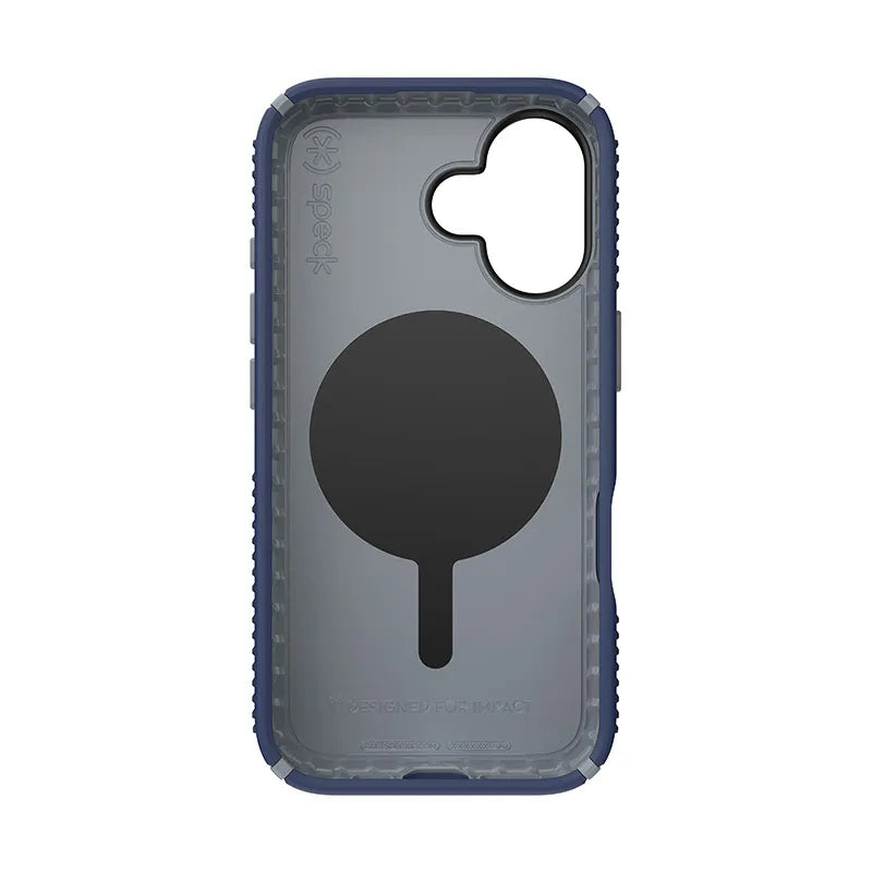 Speck Presidio2 Grip ClickLock & MagSafe – Dėklas iPhone 16 (Coastal Blue / Dust Gray / White)