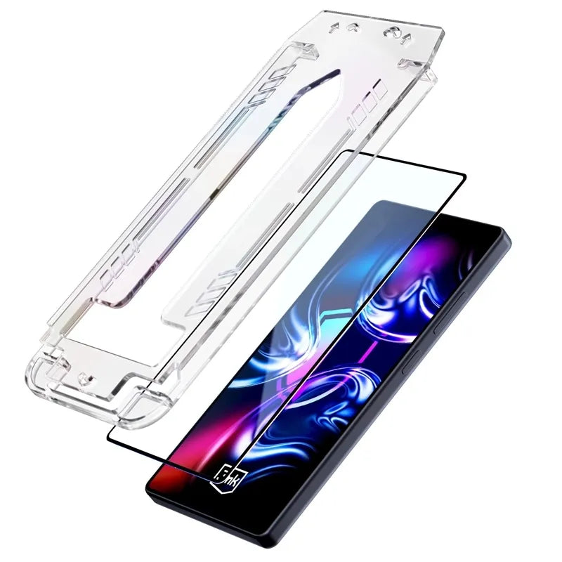 3mk HardGlass Max – grūdintas stiklas su aplikatoriumi, skirtas iPhone Air (juodas)
