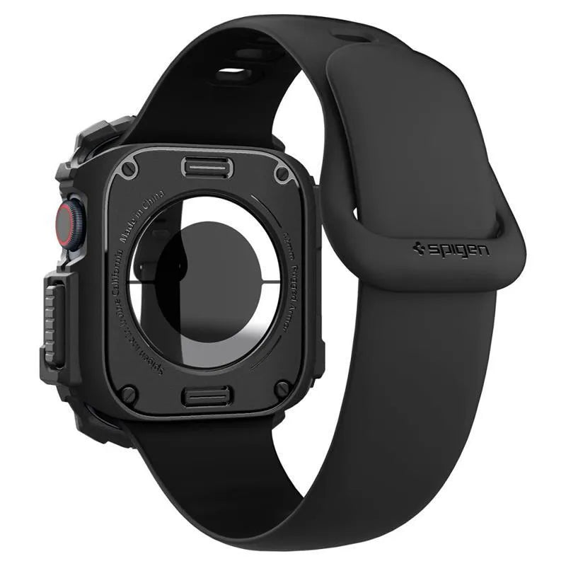Spigen Rugged Armor – dėklas Apple Watch 10 42 mm (matinė juoda)