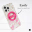 Kate Spade New York Magnetic Loop Grip – MagSafe piršto laikiklis (Pom Pom Pink)