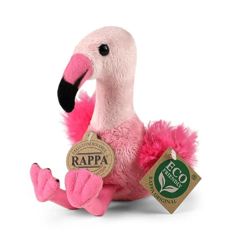Rappa – tikroviškas pliušinis flamingas, 15 cm, ekologiškas