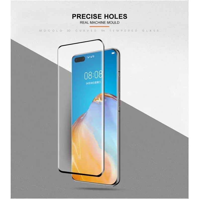 Mocolo 3D Glass Full Glue - Apsauginis stiklas Huawei P40 Pro