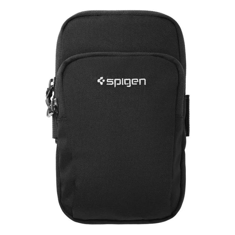 Spigen A702 Dynamic Shield sportinė apyrankė – dėklas / sportinė apyrankė išmaniajam telefonui iki 6,9" (juoda)