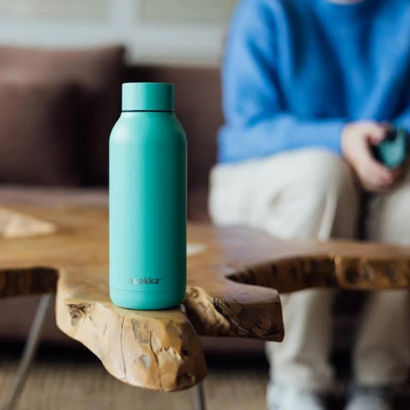 Quokka Solid – nerūdijančio plieno termogertuvė, 510 ml (Jade Green)