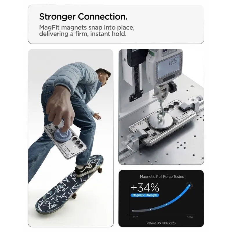 Spigen Ultra Hybrid Mag MagSafe – dėklas, skirtas Samsung Galaxy S26+ (Neo One)