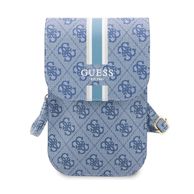 Guess 4G Stripes - Crossbody telefono krepšys (mėlynas)