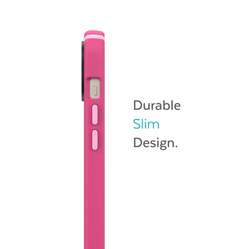 Speck Presidio2 Pro – Antibakterinis dėklas Apple iPhone 15 Plus / 14 Plus (Digitalpink / Blossompink / White)