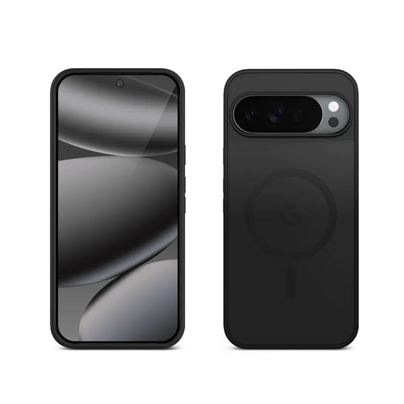 Crong Hybrid Matte Magnetic – MagSafe dėklas Google Pixel 10 Pro (juodas)