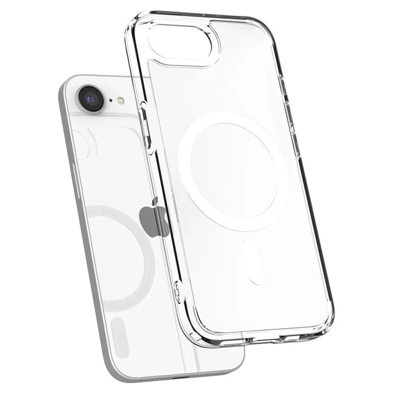 Spigen Ultra Hybrid Mag MagSafe – dėklas iPhone 17e / 16e (Frost White)
