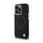 BMW Signature Liquid Silicone MagSafe dėklas, skirtas iPhone 15 Pro (juodas)