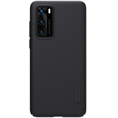 Nillkin Super Frosted Shield - Dėklas Huawei P40 telefonui (Juodas)