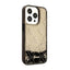 Guess Liquid Glitter Transculent 4G – dėklas iPhone 14 Pro (juodas)